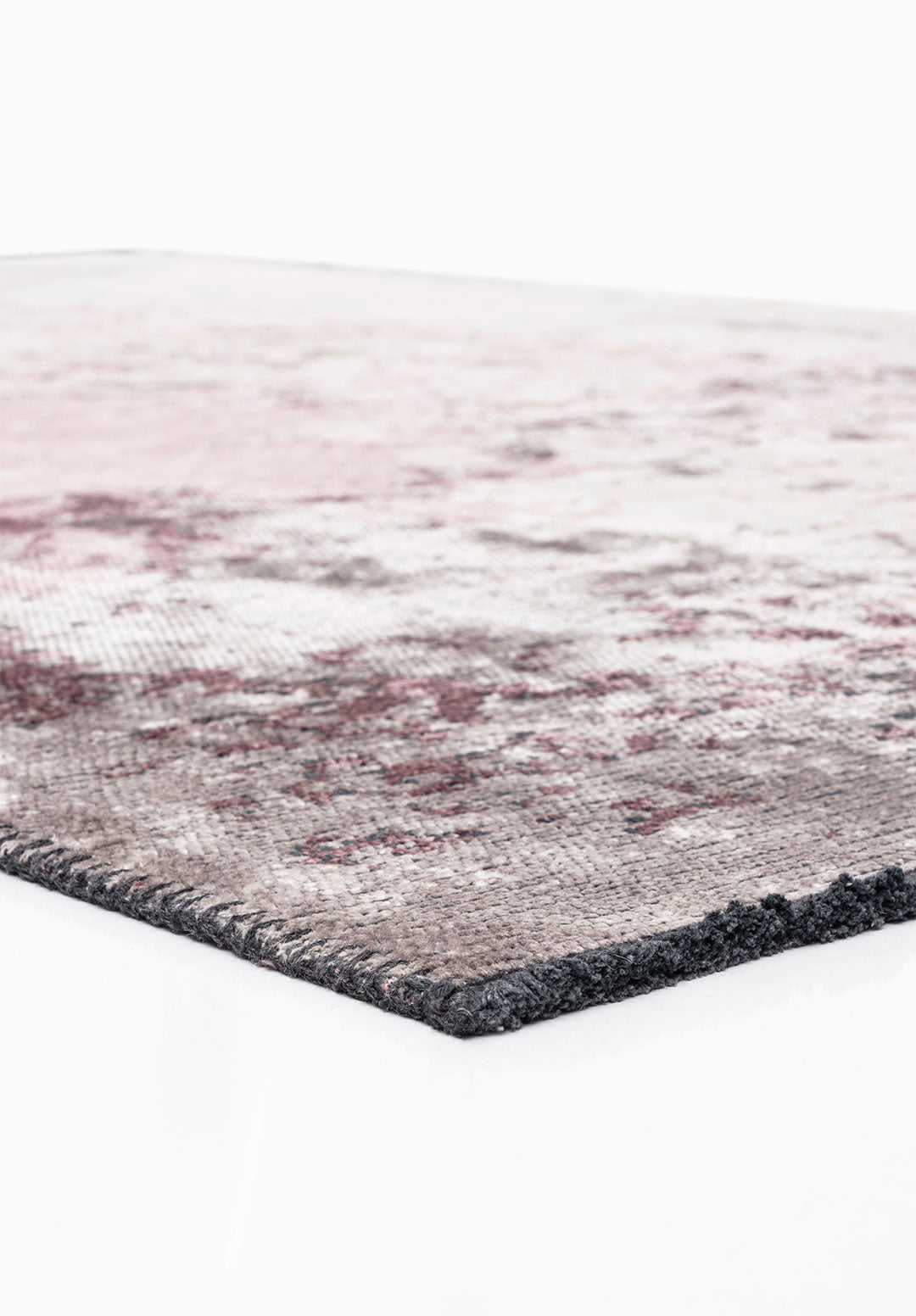 Milan Light Grey - Damson Rug