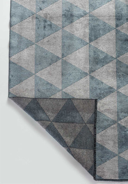 Ferrara Blue - Light Grey Rug