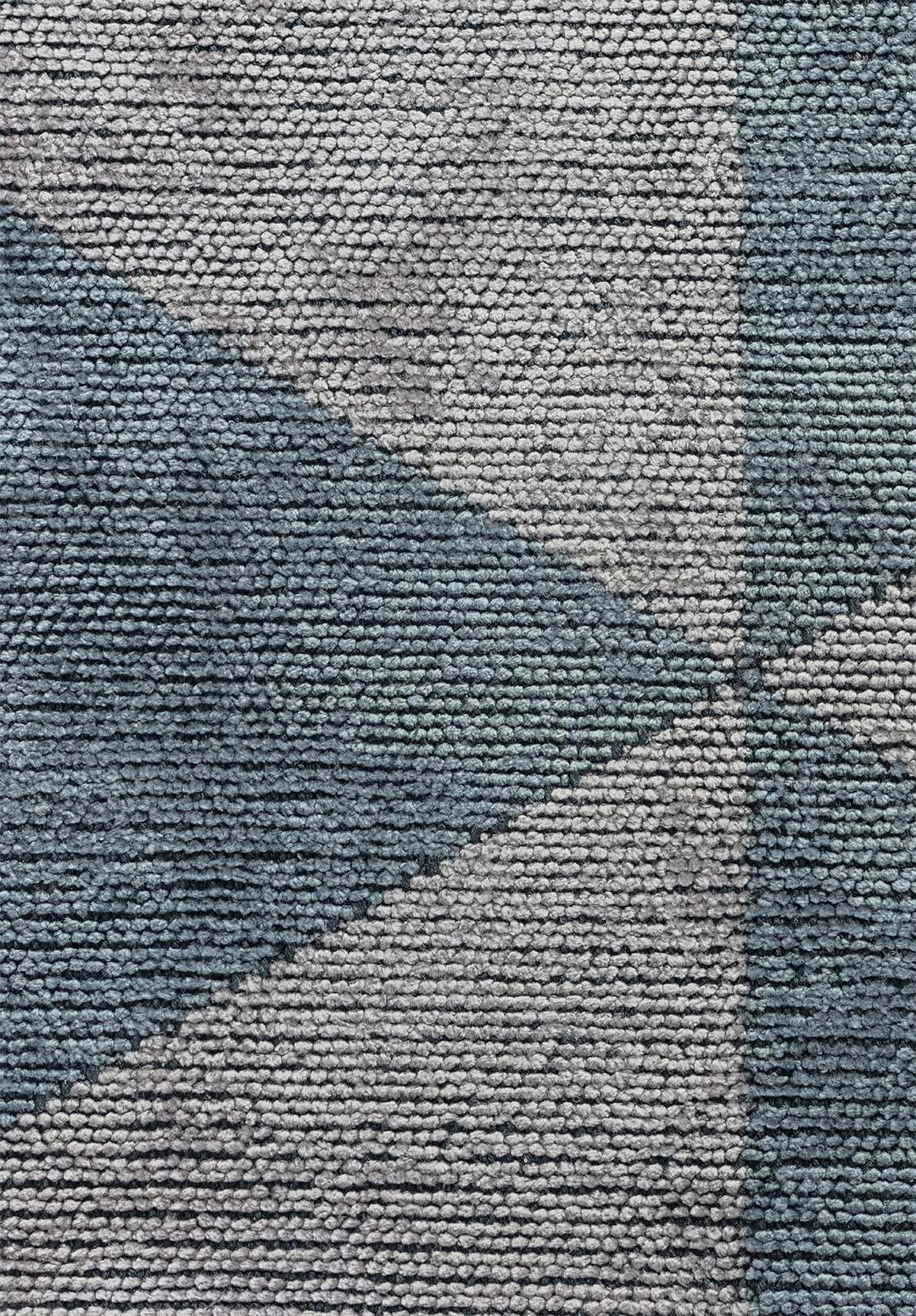 Ferrara Blue - Light Grey Rug