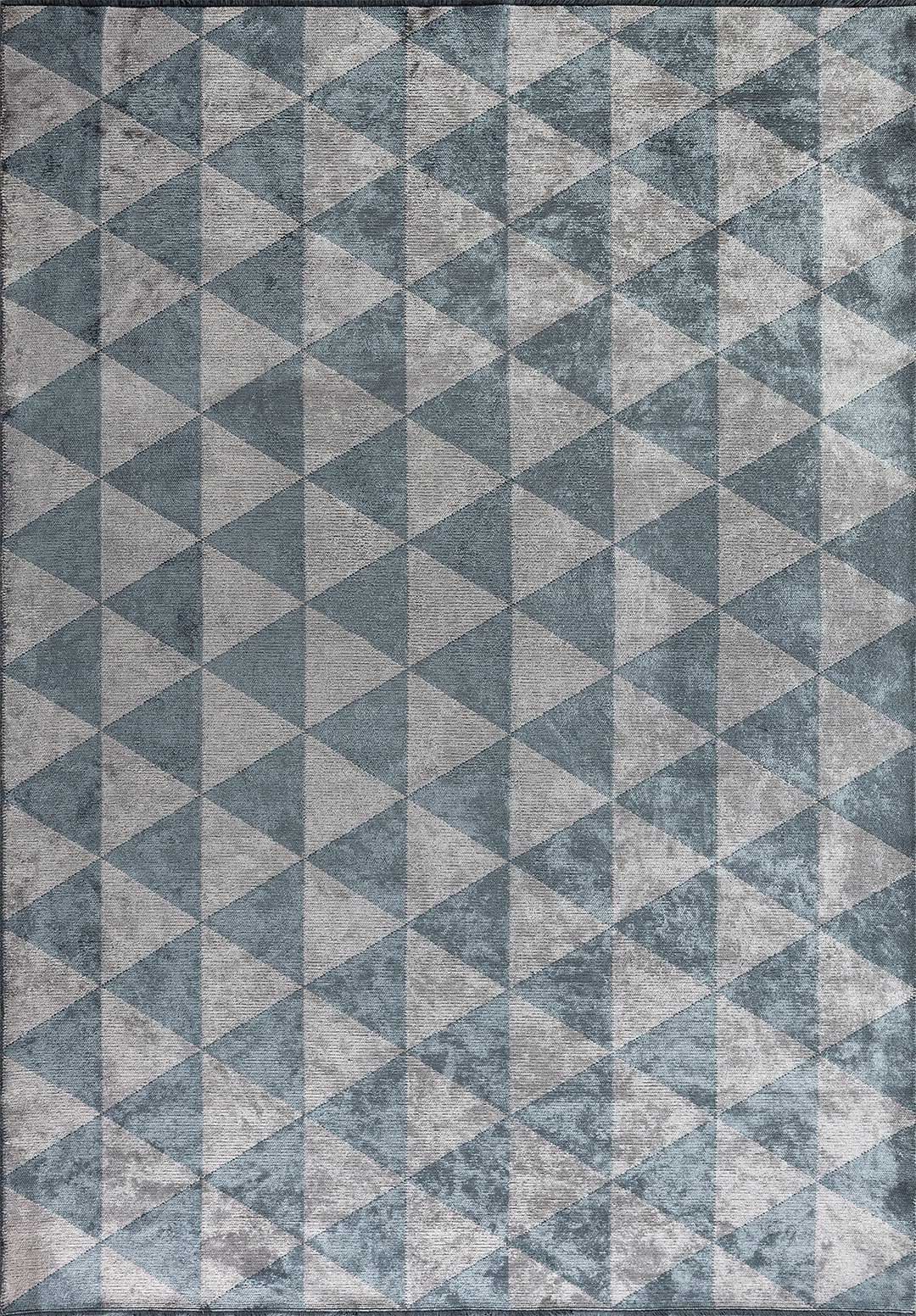 Ferrara Blue - Light Grey Rug