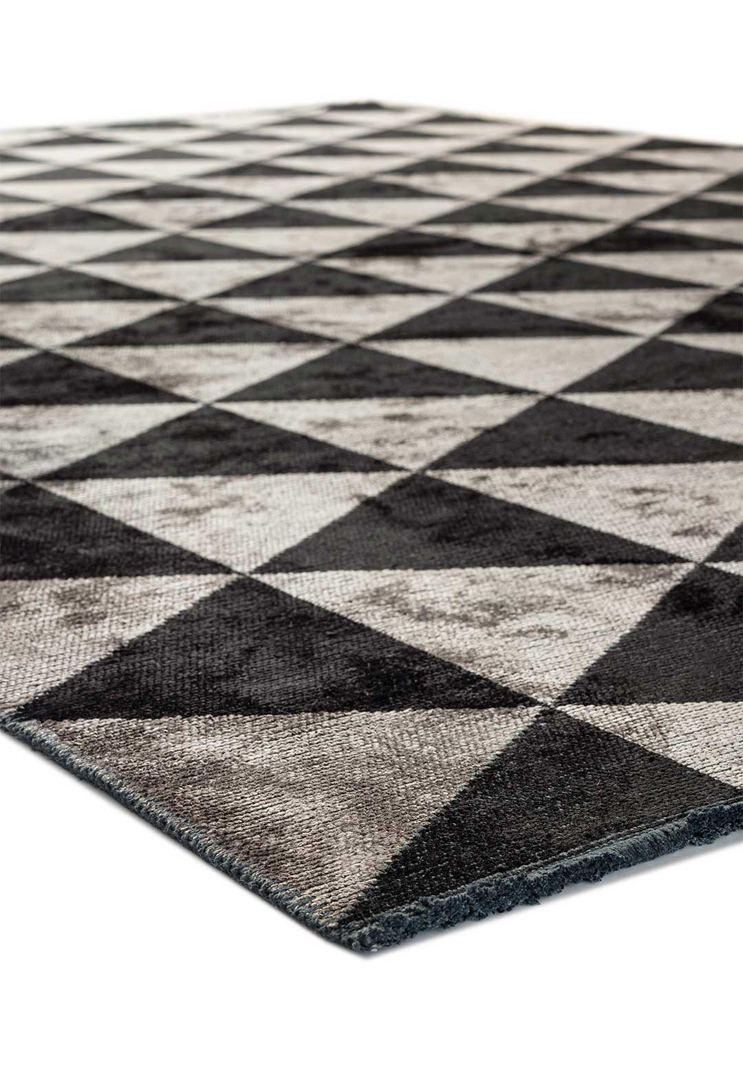 Ferrara Black - Light Grey Rug