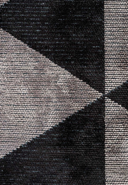 Ferrara Black - Light Grey Rug