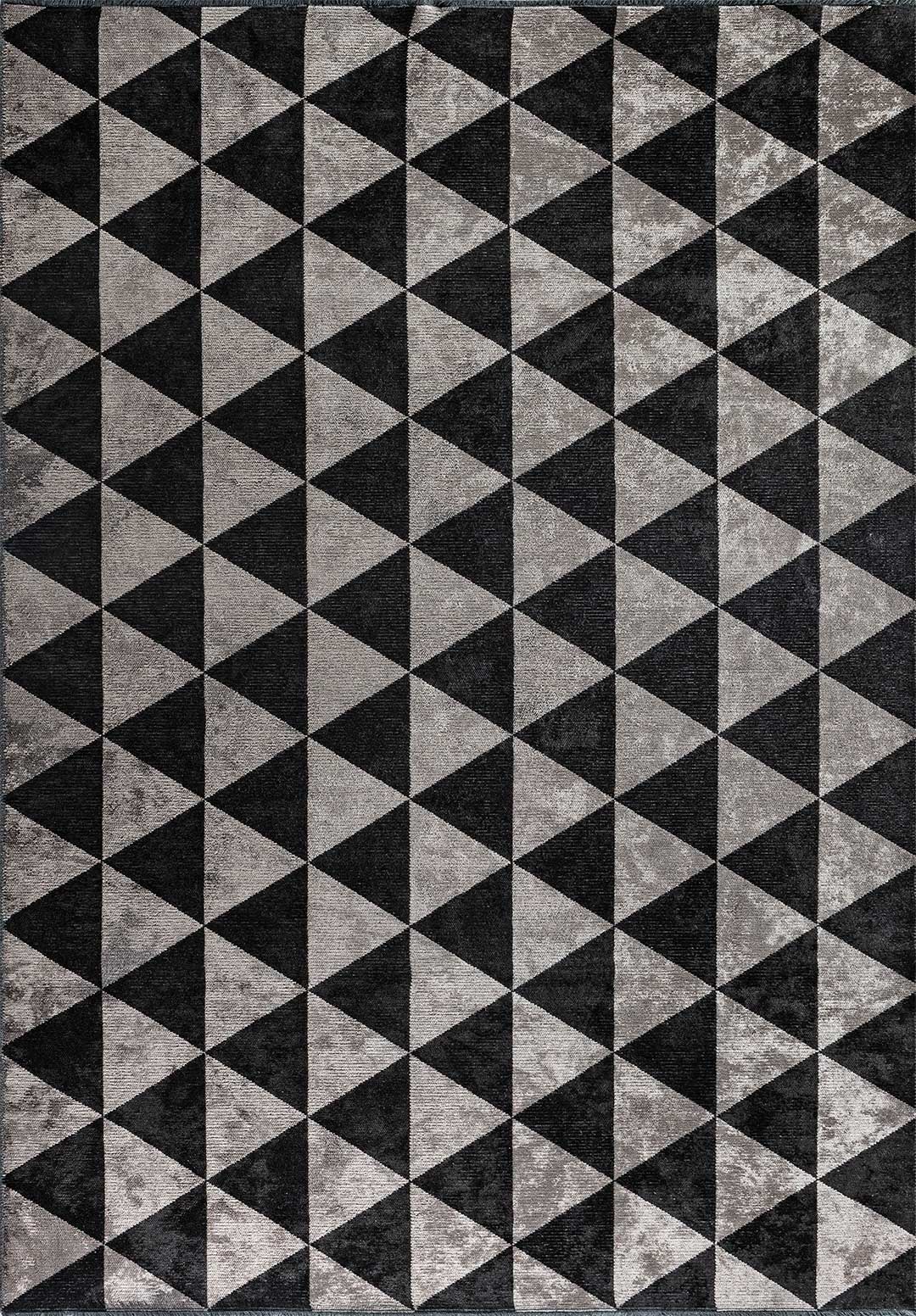 Ferrara Black - Light Grey Rug