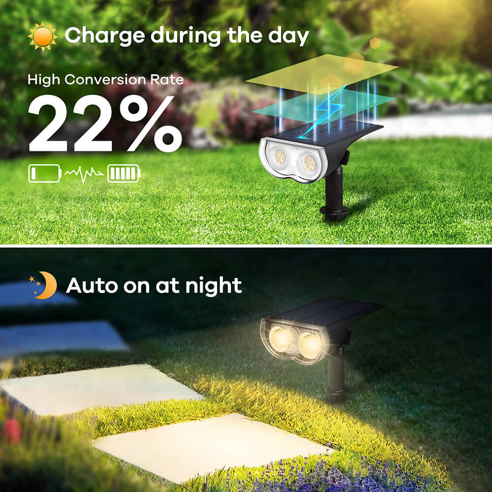 2 in 1 Solar Spotlight(2 Packs)