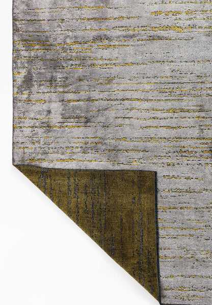Como Light Grey - Yellow Rug