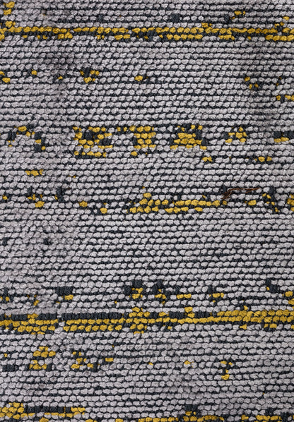 Como Light Grey - Yellow Rug