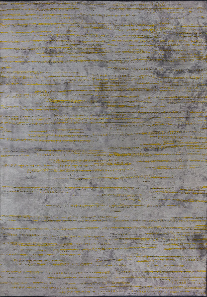 Como Light Grey - Yellow Rug