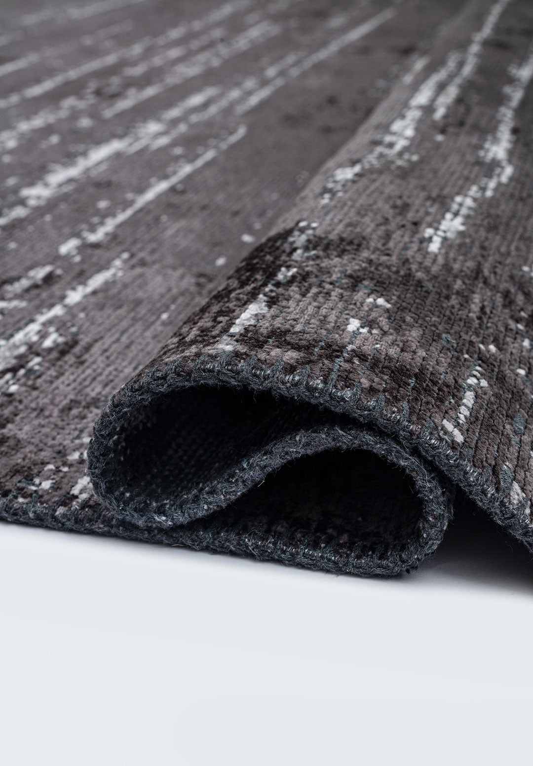 Como Charcoal - Light Grey Rug