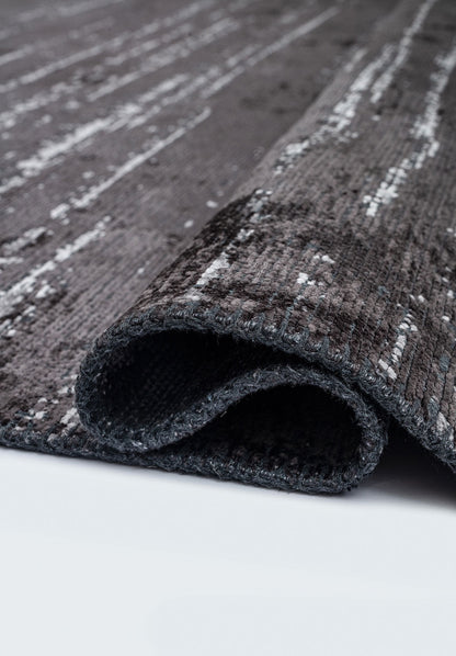 Como Charcoal - Light Grey Rug