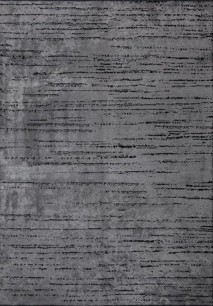 Como Light Grey - Black Rug area carpet area rug carpet Color_Black Color_Grey coral Material_Cotton & Viscose