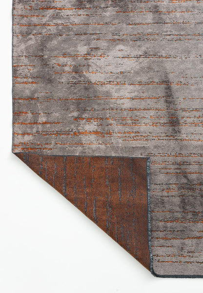 Como Dark Grey - Terra Rug area carpet area rug carpet Color_Grey Color_Orange coral Material_Cotton & Viscose