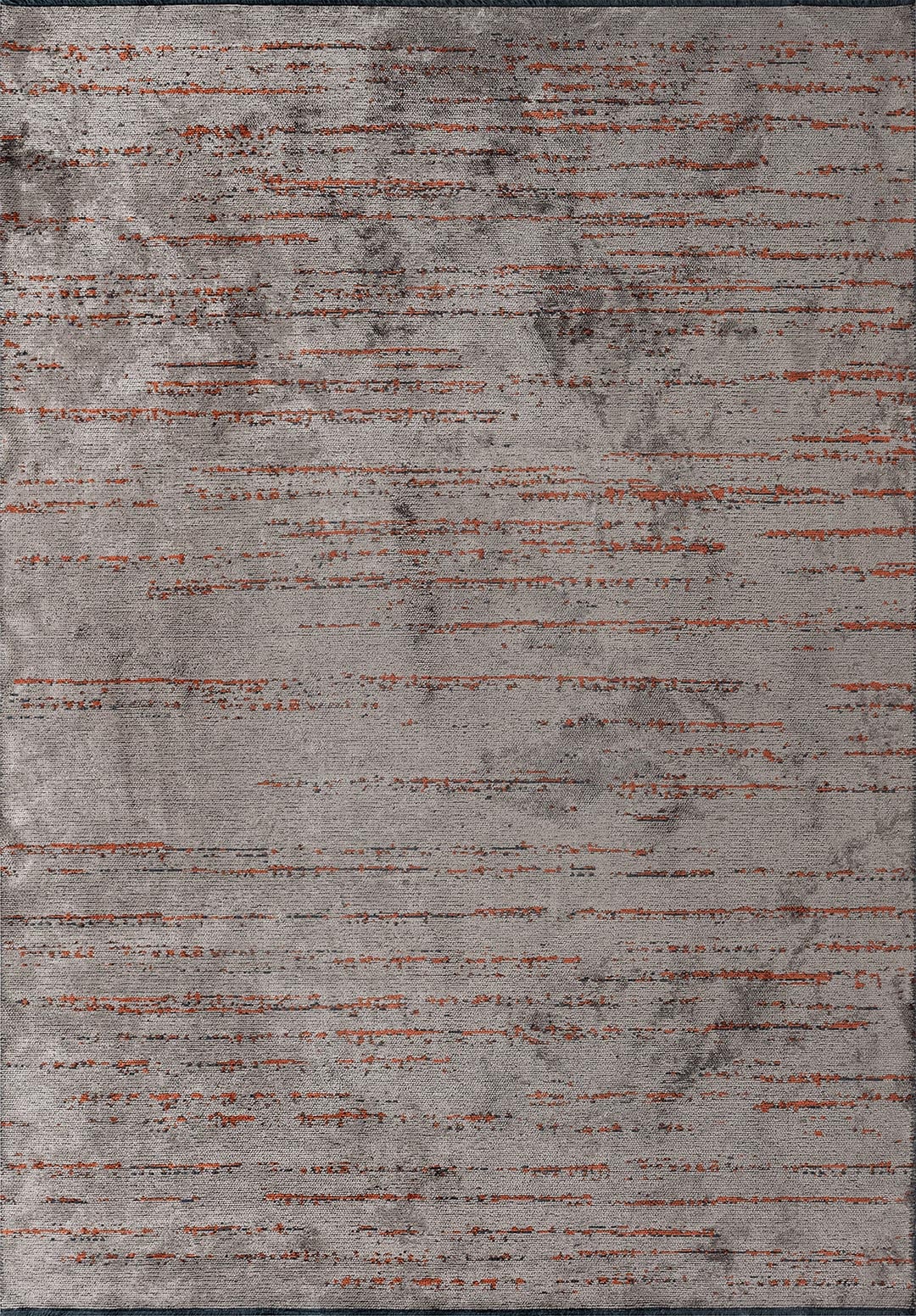 Como Dark Grey - Terra Rug area carpet area rug carpet Color_Grey Color_Orange coral Material_Cotton & Viscose