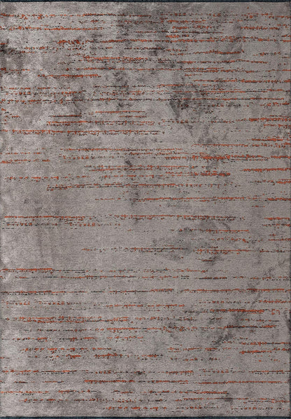 Como Dark Grey - Terra Rug area carpet area rug carpet Color_Grey Color_Orange coral Material_Cotton & Viscose