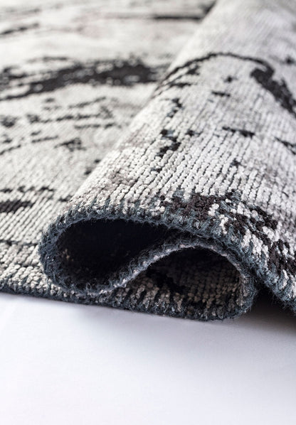 Venice Black - Light Grey Rug