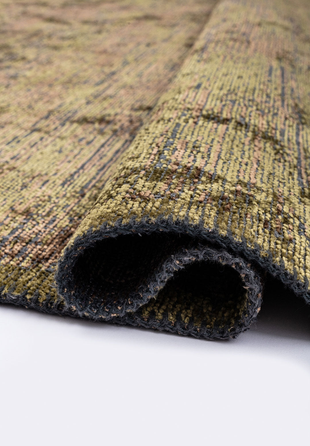 Genoa Green - Light Brown Rug
