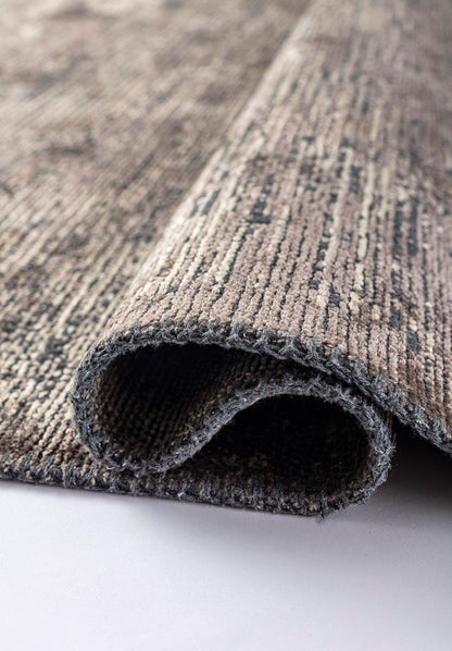 Genoa Dark Grey - Beige Rug
