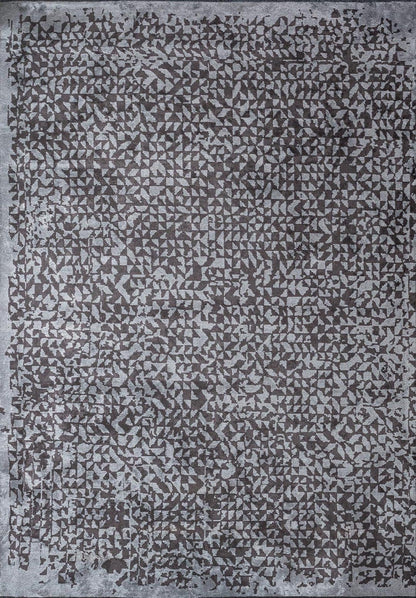 Bologna Charcoal - Ice Blue Rug area carpet area rug carpet Color_Beige Color_Blue coral Material_Cotton & Viscose