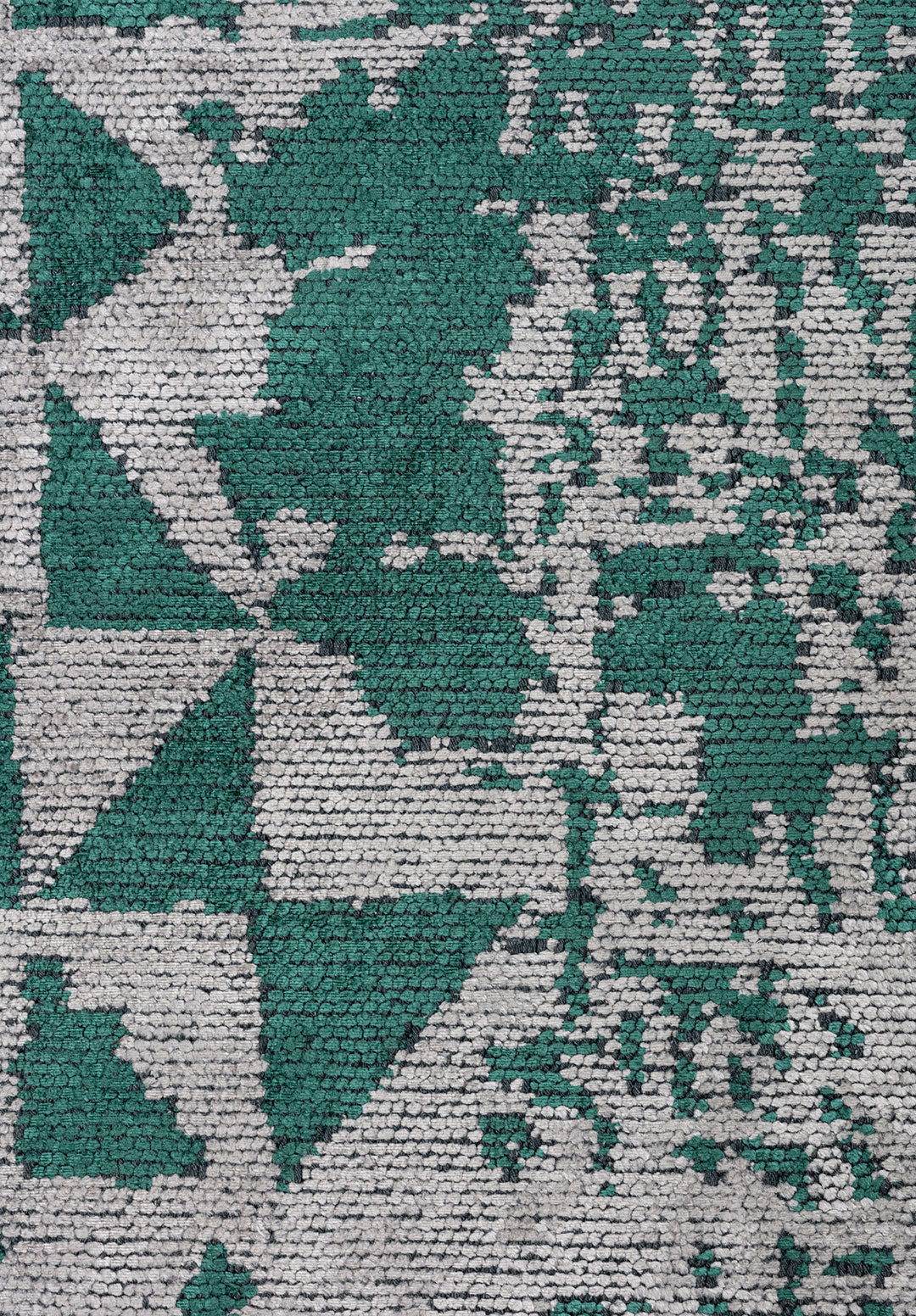 Gulf Dark Green - Grey Rug