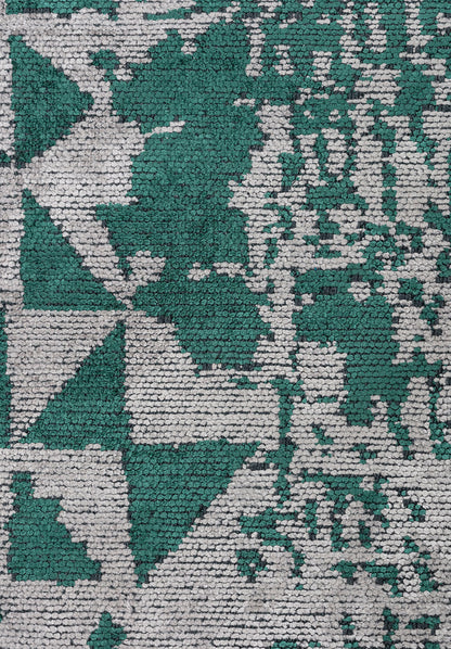 Gulf Dark Green - Grey Rug