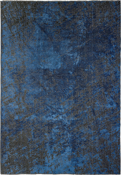 Nostalgia Matte Black - Navy Blue Rug