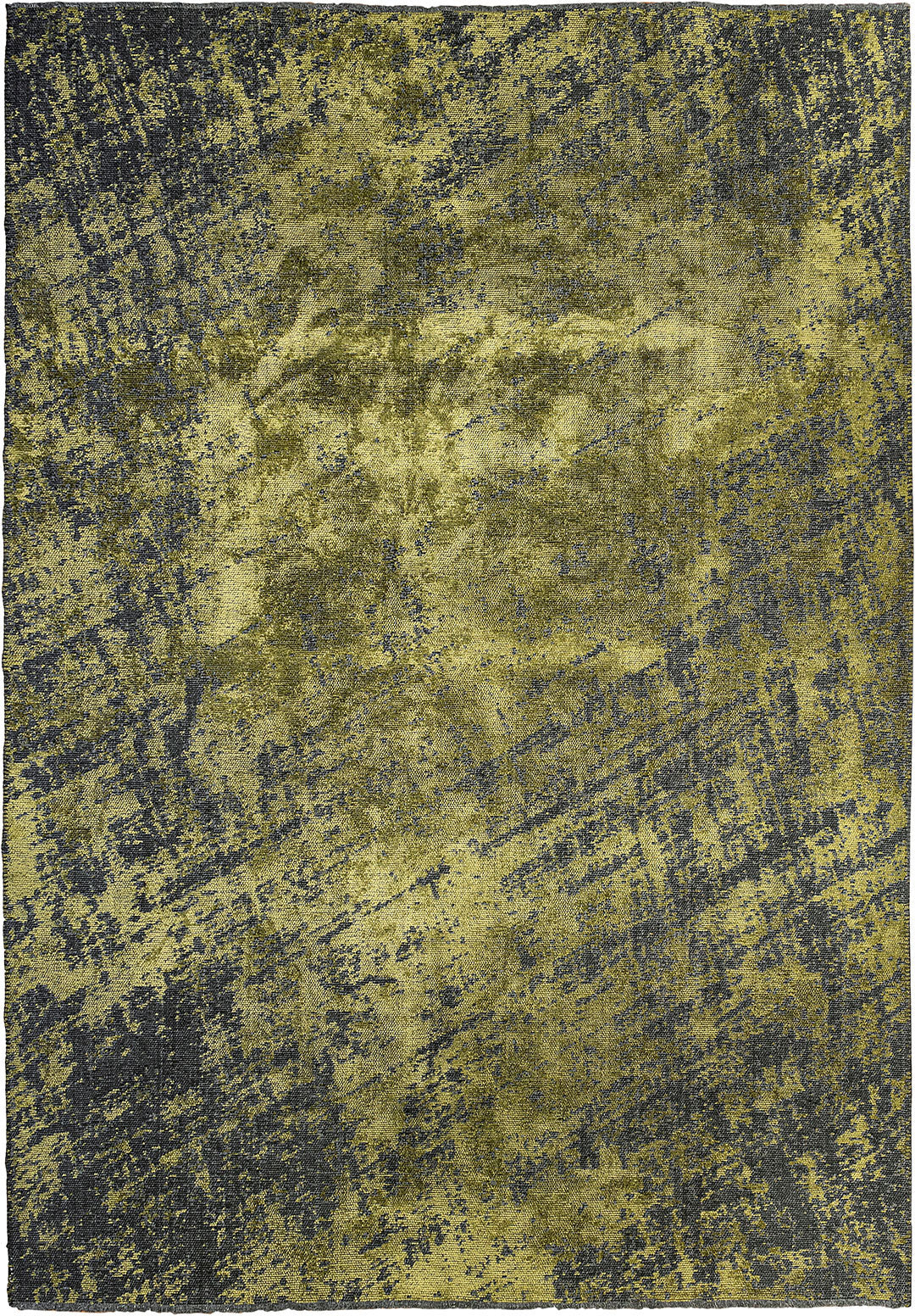 Nostalgia Matte Black - Green Rug