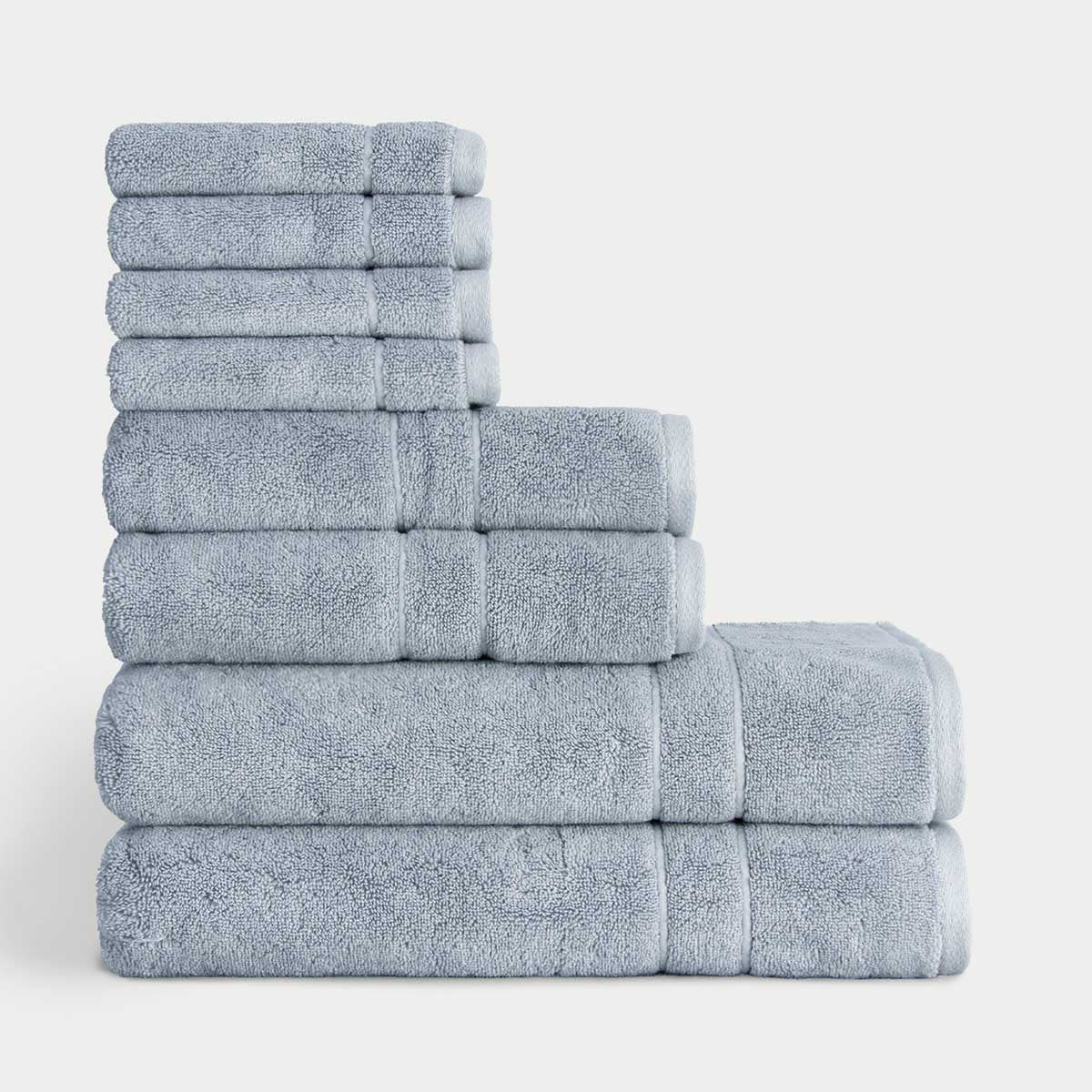 Ensemble de serviettes de bain en peluche haut de gamme