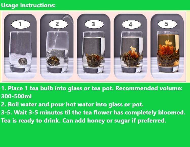 20pcs Blooming Flower Tea