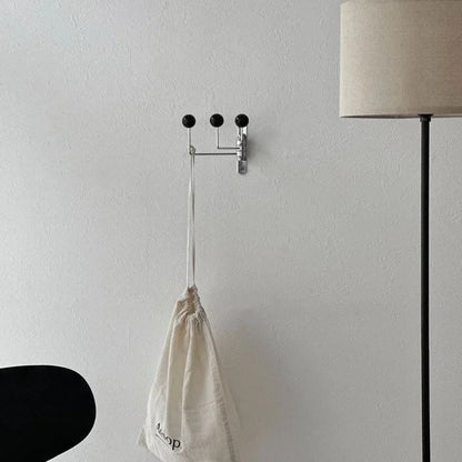 Smooth Ball-End Swivel Metal Wall Hook