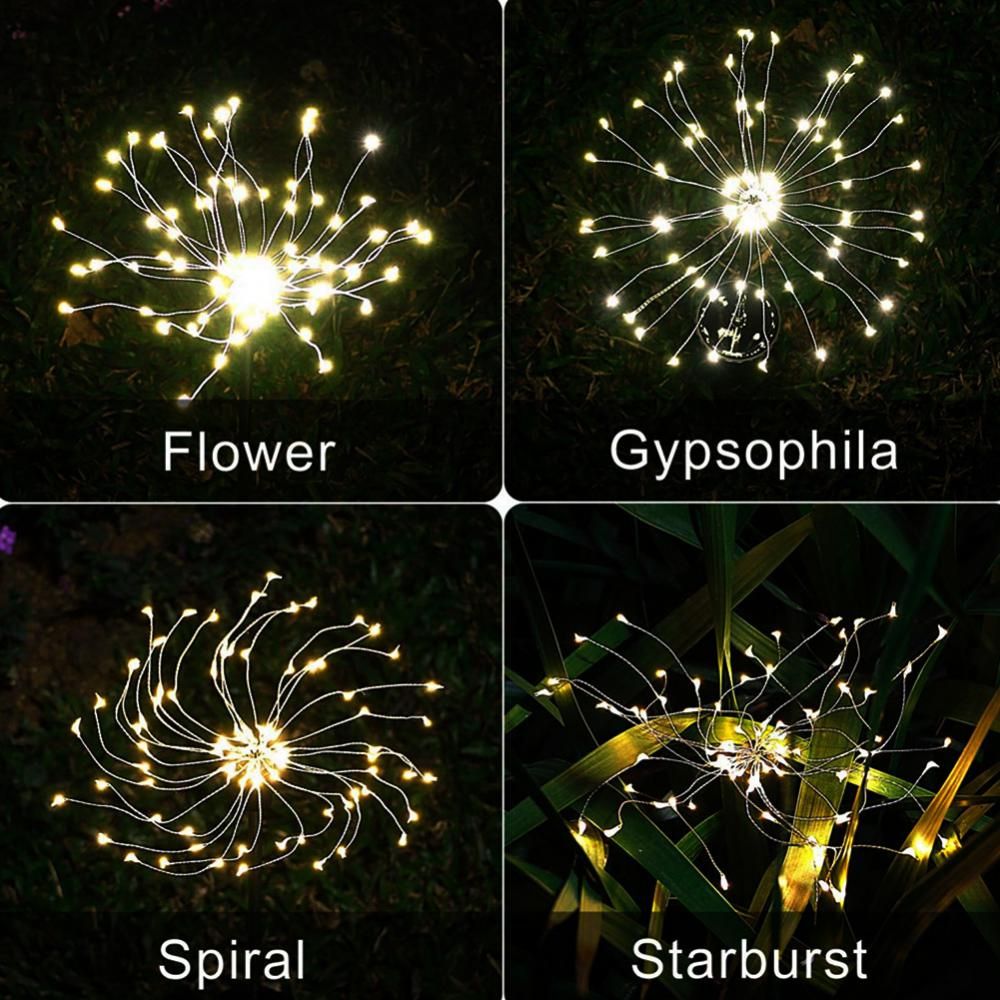 Waterproof Solar Firework Lamp