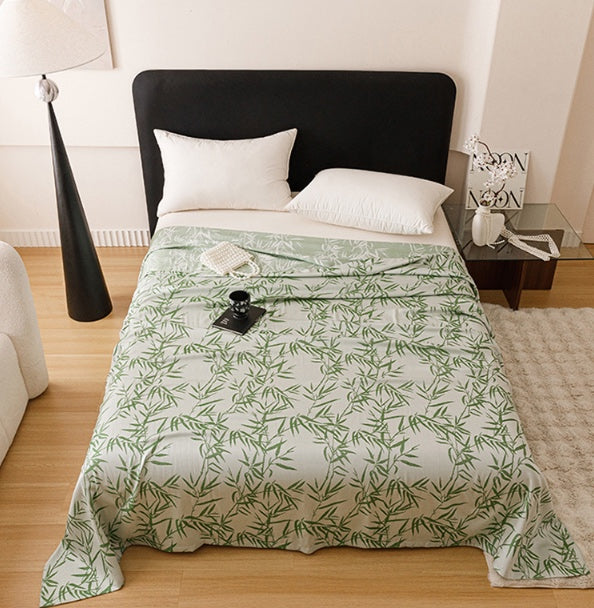 Multicolor Bamboo Leaf Bamboo Fiber Quilt