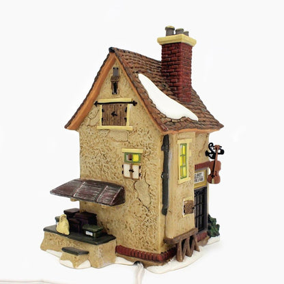 Department 56 Dickens' Village Swifts Stringed Instruments Lit House Collectible Buildings Collectible Buildings & Accessories Home & Kitchen Home Décor Accents Home Décor Products