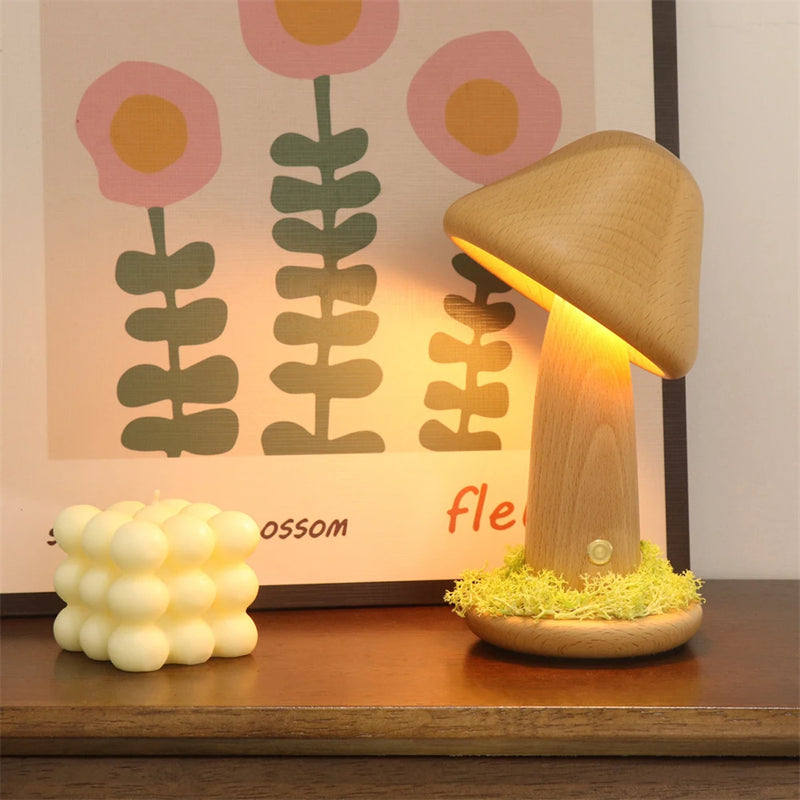 Lampe champignon enchantée