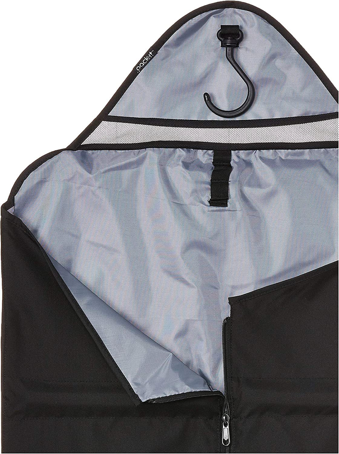 Eagle Creek Pack-It Garment Sleeve - Lightweight Travel Garment Bag for Clothes, Dress Shirts, and Pants - Perfect for Use as a Carry on Garment Bag, Black Clothing Garment Bags Luggage Luggage & Travel Gear Shoes & Jewelry