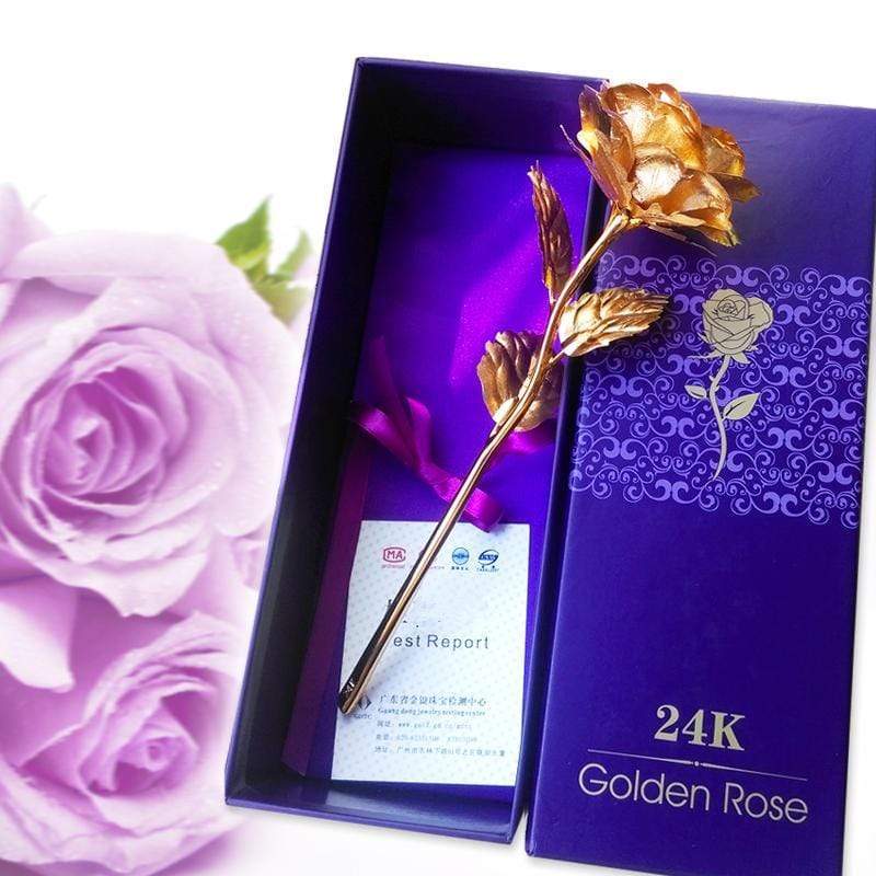 24K Gold Roses