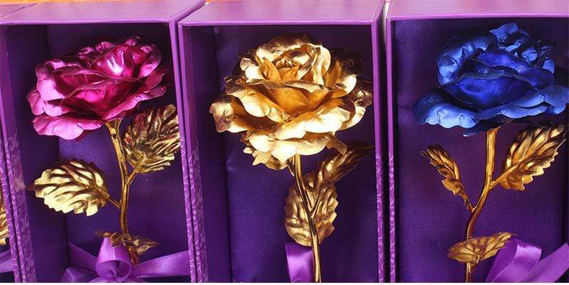 24K Gold Roses