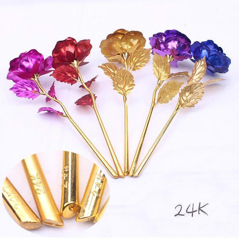 Rosas de ouro 24K