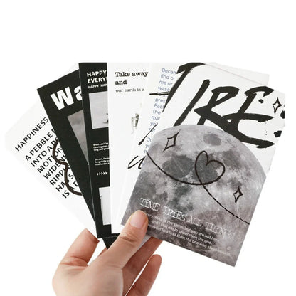 Monochrome Typographic & Photographic Wall Collage Kit