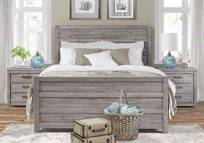 Camaflexi CM30 Platform, Queen, Antique Grey Bedroom Furniture Beds Frames & Bases Furniture Home & Kitchen