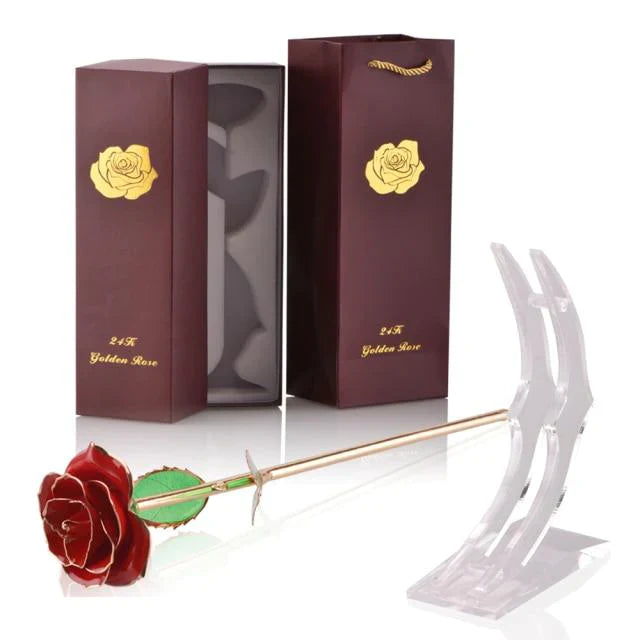 24k Gold Dipped Eternal Rose