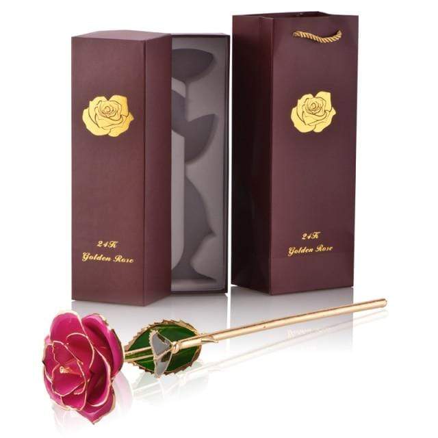 Ewige Rose in 24 Karat Gold getaucht