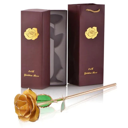 Ewige Rose in 24 Karat Gold getaucht