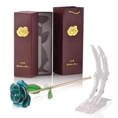 24k Gold Dipped Eternal Rose