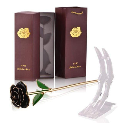 Ewige Rose in 24 Karat Gold getaucht