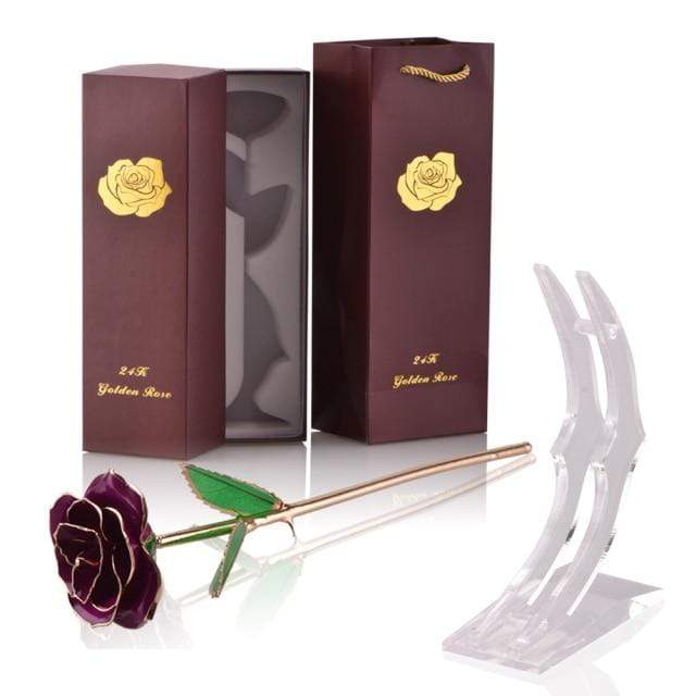 24k Gold Dipped Eternal Rose