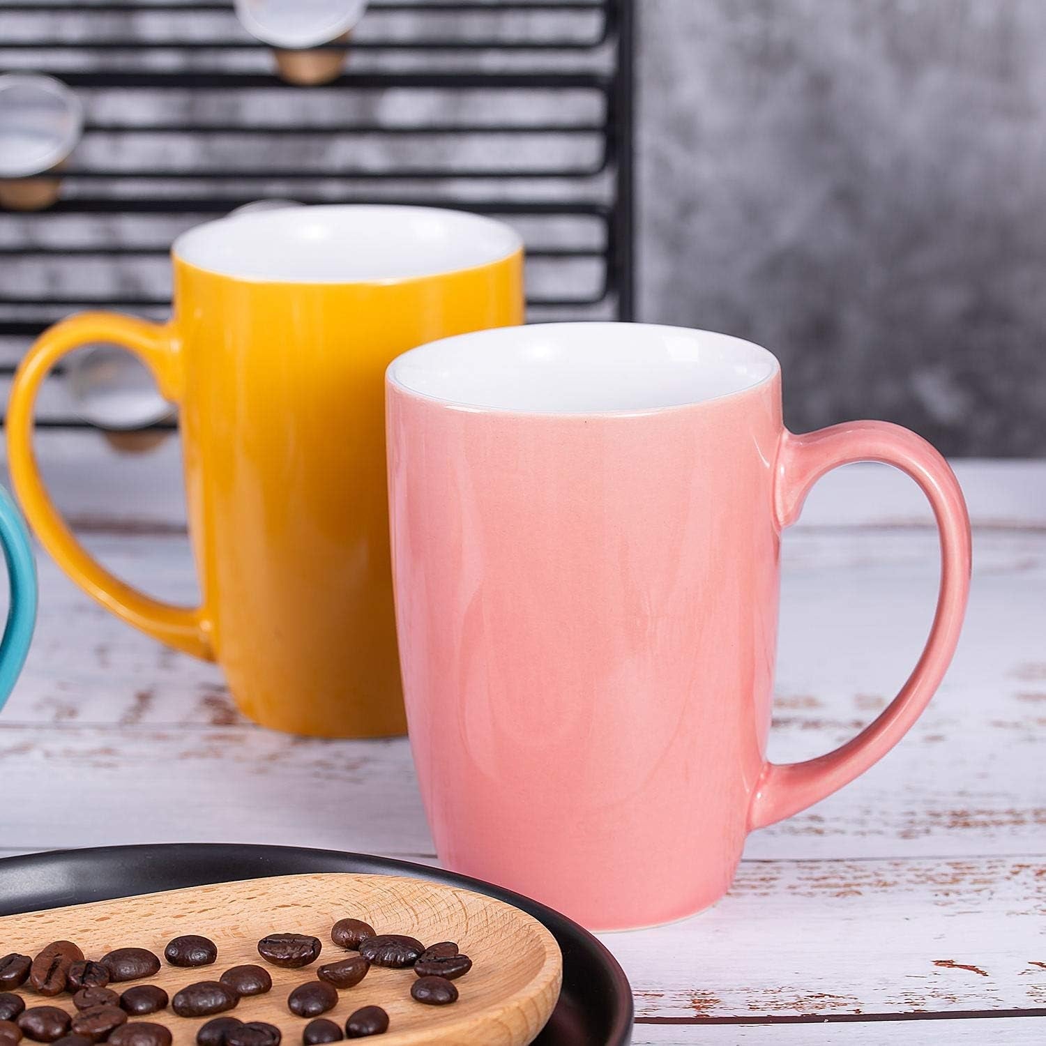 Cutiset 16 Ounce Ceramic Tea Coffee Mug with Metal Stand, Exquisite As –  BAJE HOME