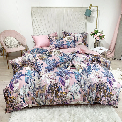 Mila Botanical Egyptian Cotton Bedding Set