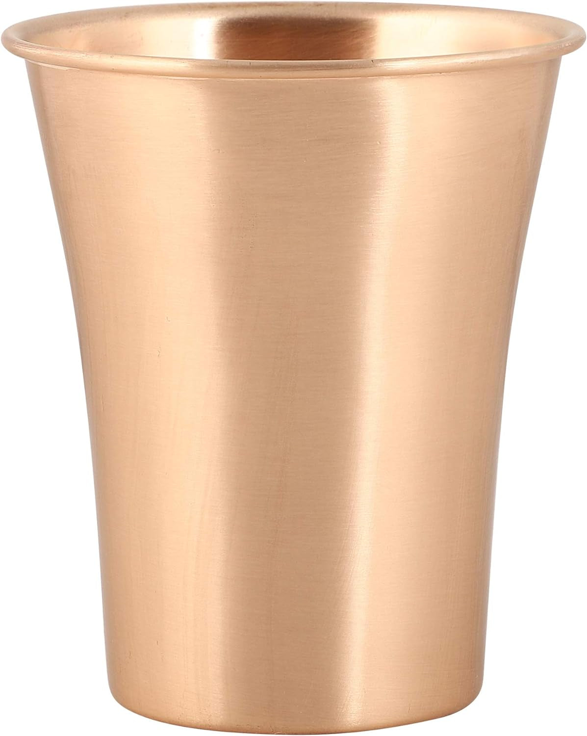 GURU JEE™ Copper Glass Tumbler Serveware Tableware Drinkware Ayurveda Healing Health Benefits 400 Ml (1 Piece) Dining & Entertaining Glassware & Drinkware Home & Kitchen Kitchen & Dining Tumblers & Water Glasses