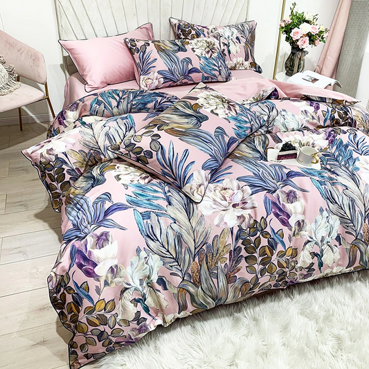 Mila Botanical Egyptian Cotton Bedding Set