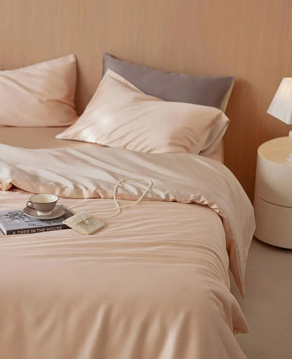 Silky-Smooth Solid Color Cooling Tencel Bedding Set