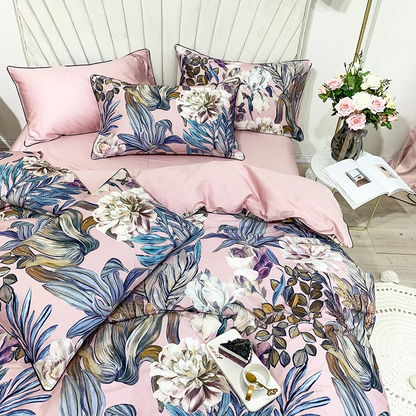 Mila Botanical Egyptian Cotton Bedding Set